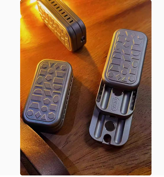 Magnetic Push Card Toy - Titanium Alloy EDC Decompression Gift for Adults