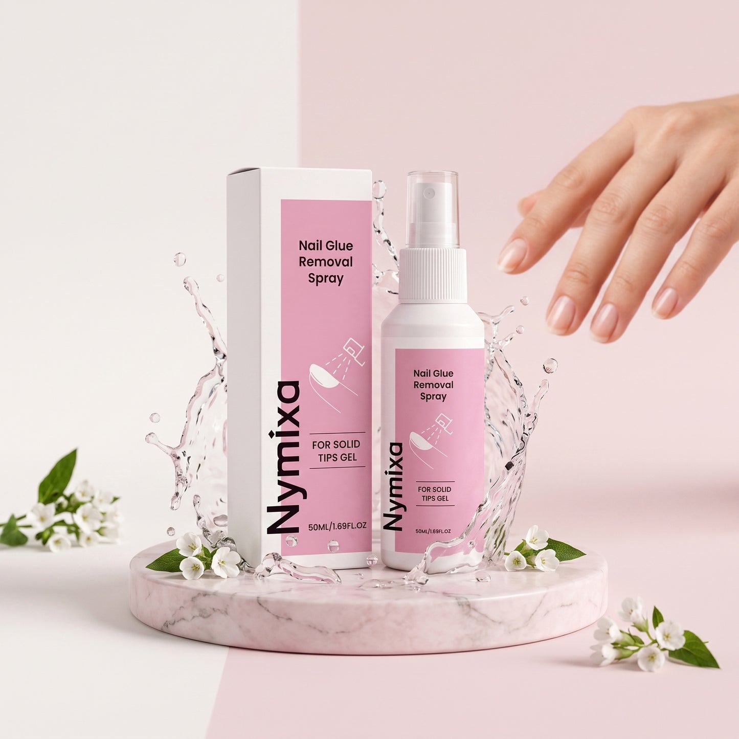 Nail Glue Removal Spray 50ml - Gentle Nail Care & Adhesive Remover