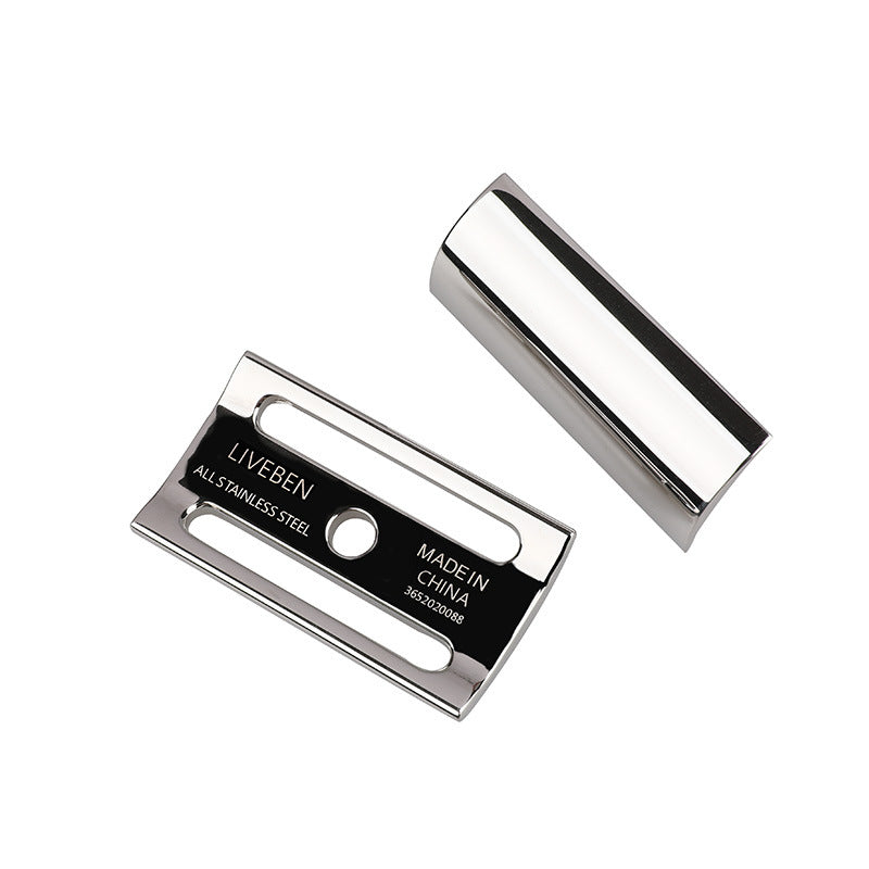 Men's Stainless Steel Double-Edged Shaver - Multiple Variants