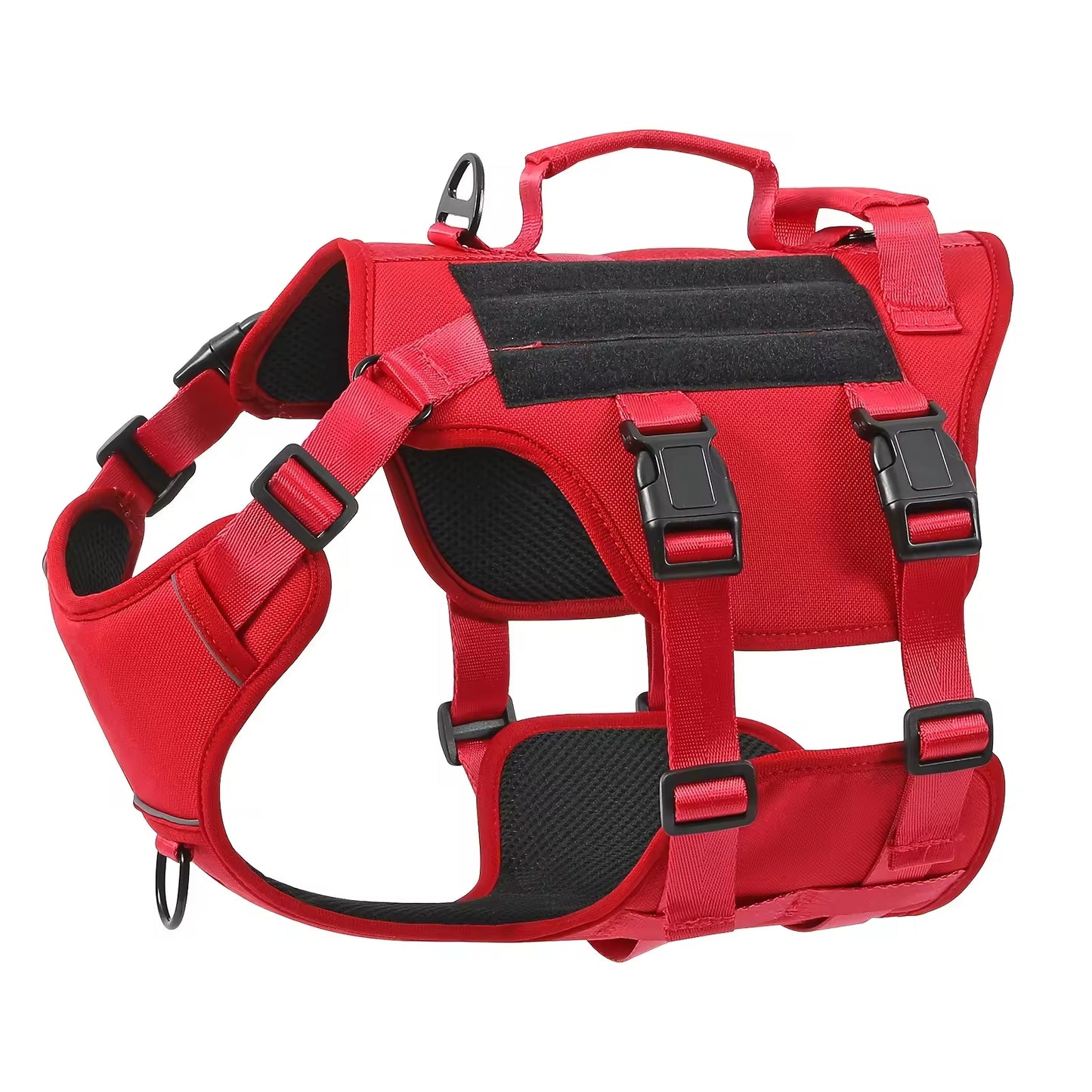 Adjustable No-Pull Dog Harness Vest - Reflective, Durable Nylon Service Dog Gear