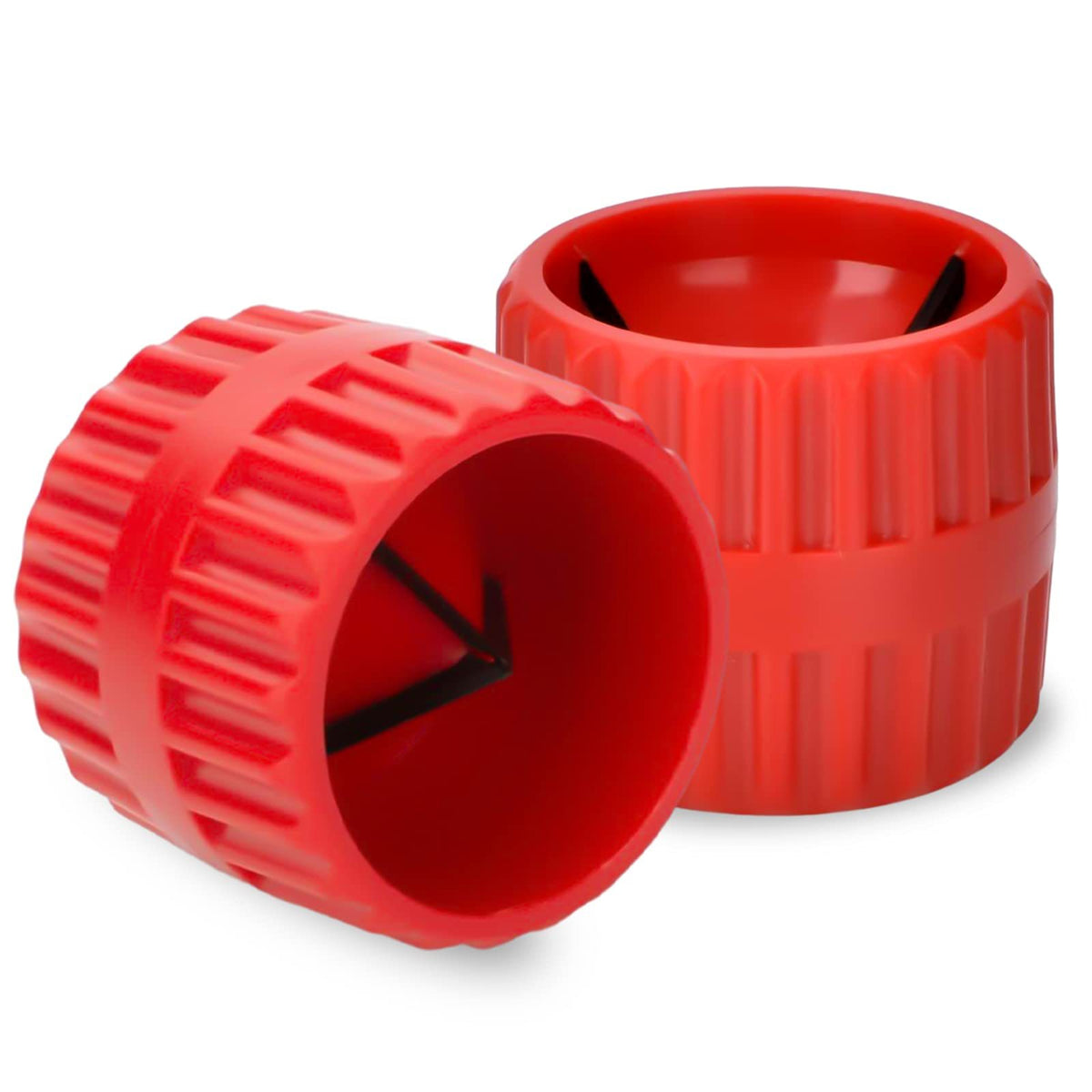 Chamfering Edging Tool for Fuzz and Burr Removal - Iron and Plastic Construction