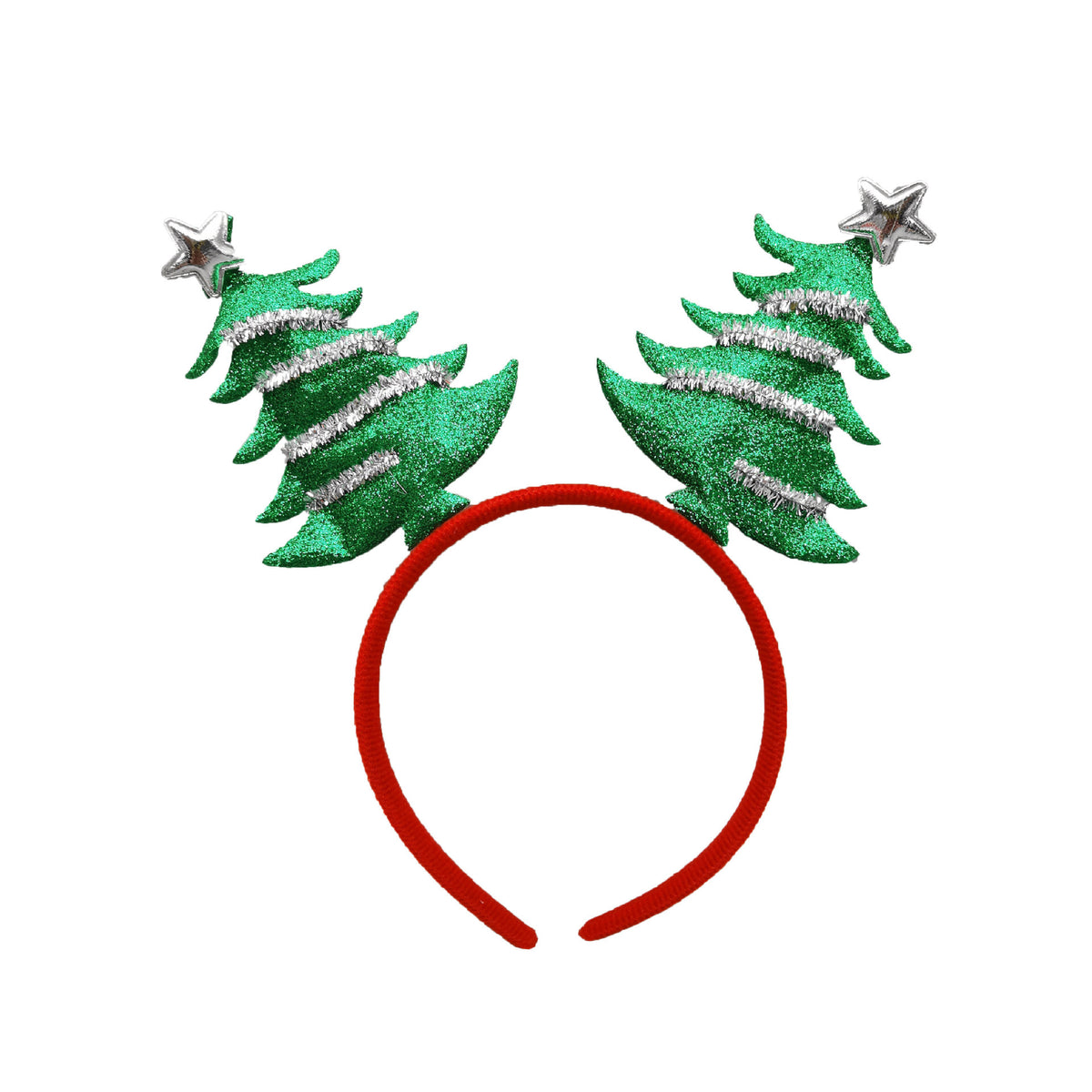 Christmas Headband with Snowflake and Antler Designs - Festive Hair Accessory