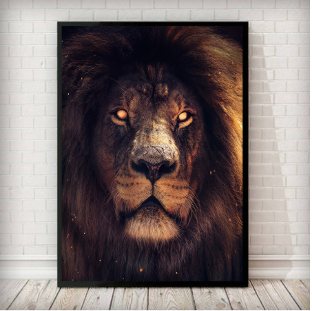 Diamond Painting Mosaic Kit Lion Tiger Embroidery Cross Stitch Art - Multiple Sizes & Styles