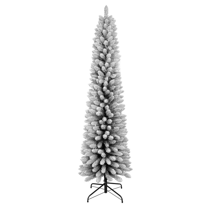 PVC Flocked Christmas Tree - Multiple Heights Available