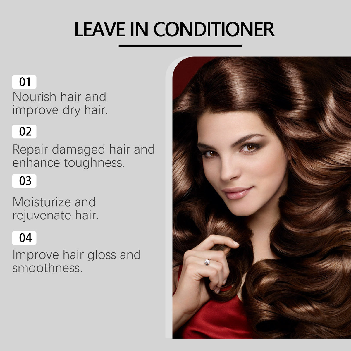 Improve Dry And Manic Hair Care Nourishing Brightening Soft