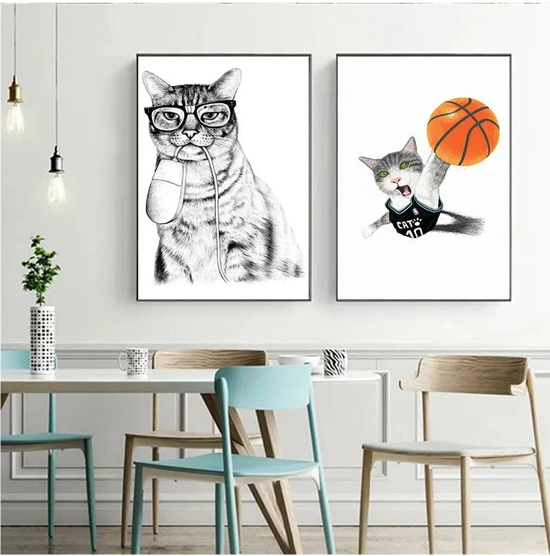 Living Room Decorative Canvas Paintings for Dining & Bedroom - Unframed, Multiple Styles & Sizes