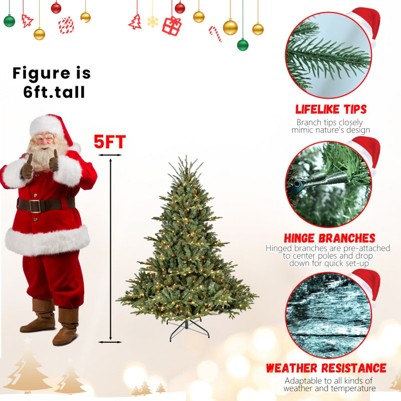 Artificial Christmas Tree - PE/PVC Mixed, Multiple Heights