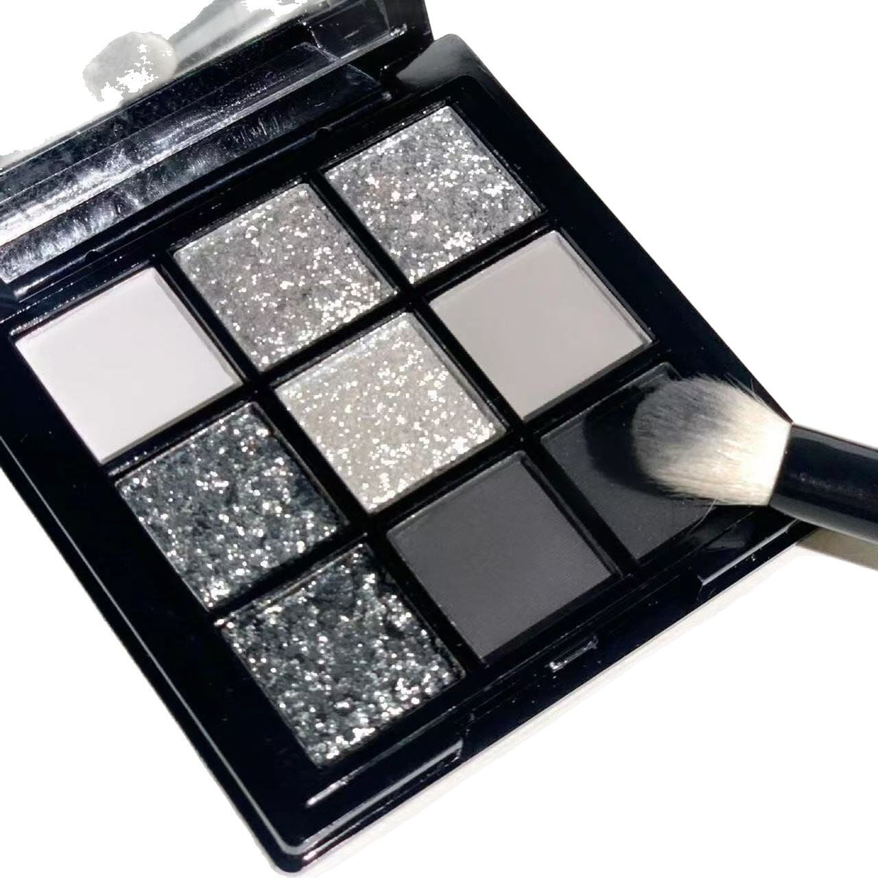Nine-Color Punk Eyeshadow Palette - European & American Style Makeup