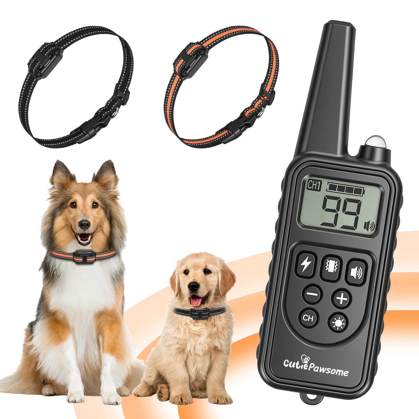 Dog Training Collar with Remote - Waterproof, Long Range, Multi-Mode