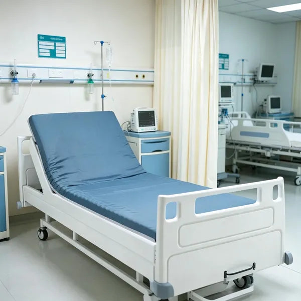 Hospital Bed Mattress - Dual-Layer Foam with Waterproof Cover