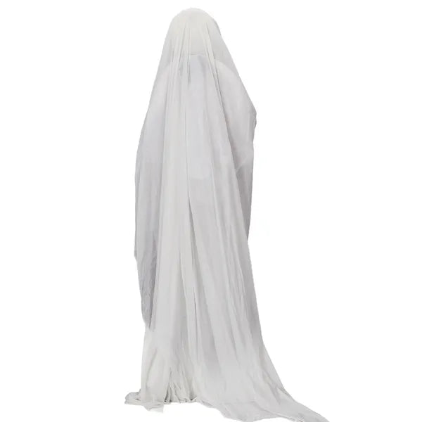 Life-Size Sound-Activated Halloween Ghost Decoration - 4.3ft