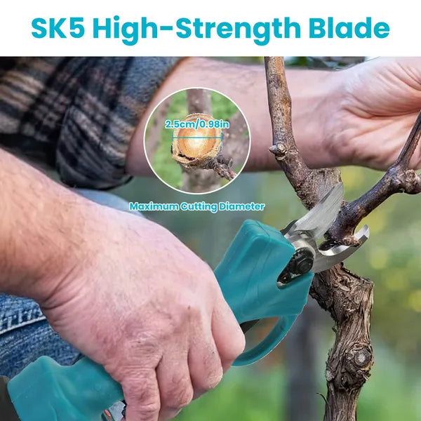 4-in-1 Electric Pole Pruning Shears & Tree Trimming Saw with Adjustable Head