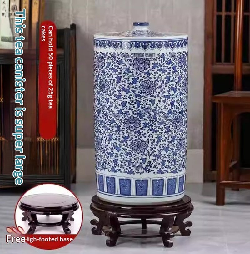 Ceramic Tea Storage Jar Multiple Styles Home Kitchen Decor