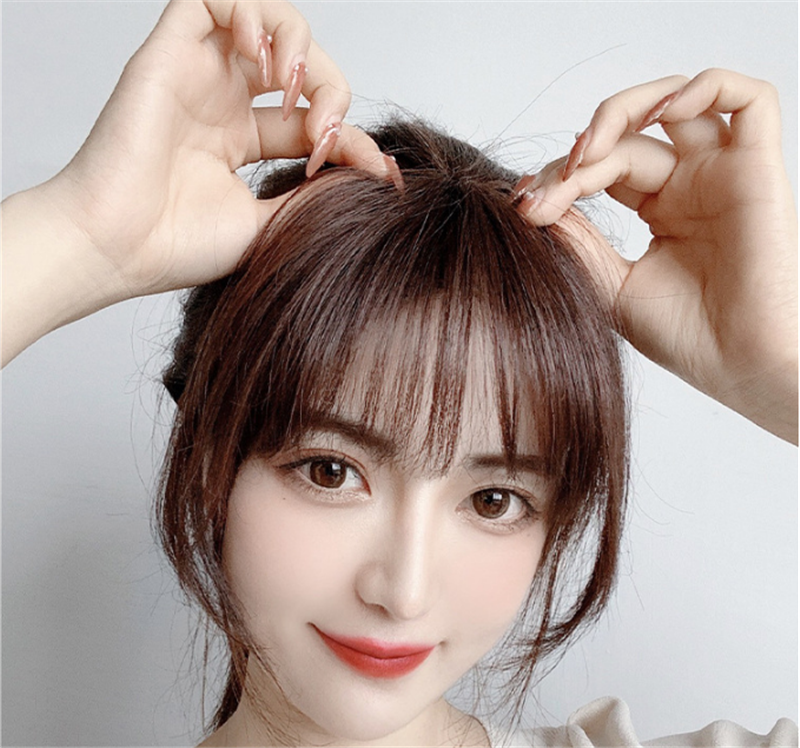 Real Hair 3D Air Bangs Wig