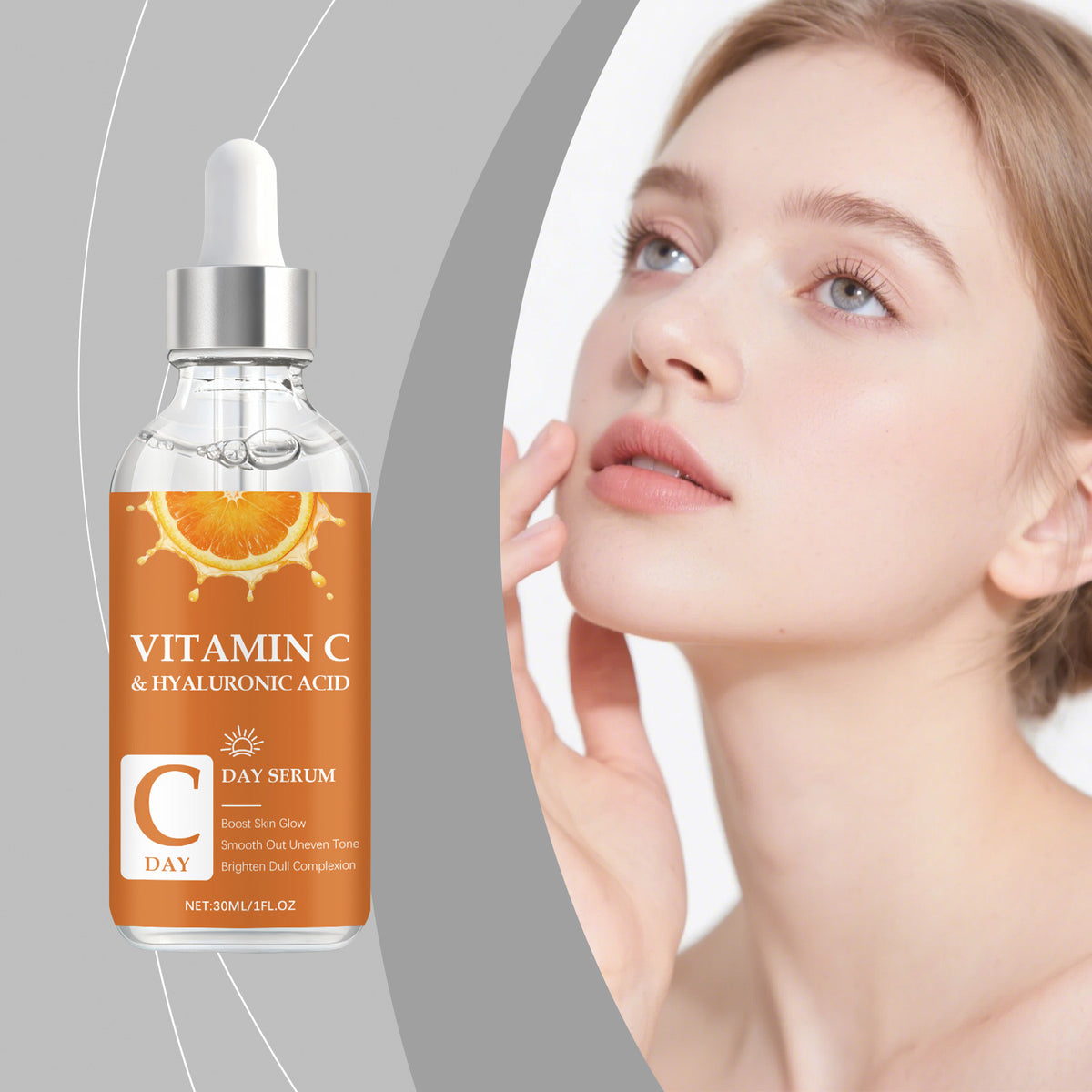 Vitamin C Liquid Serum 30ml for Skin Brightening & Hydration