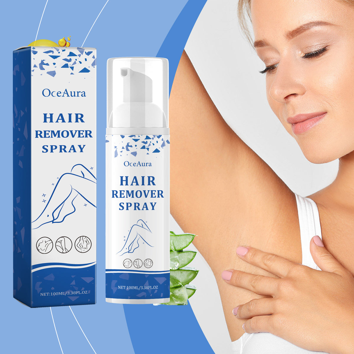 Mousse Hair Removal Spray - Gentle 100ml