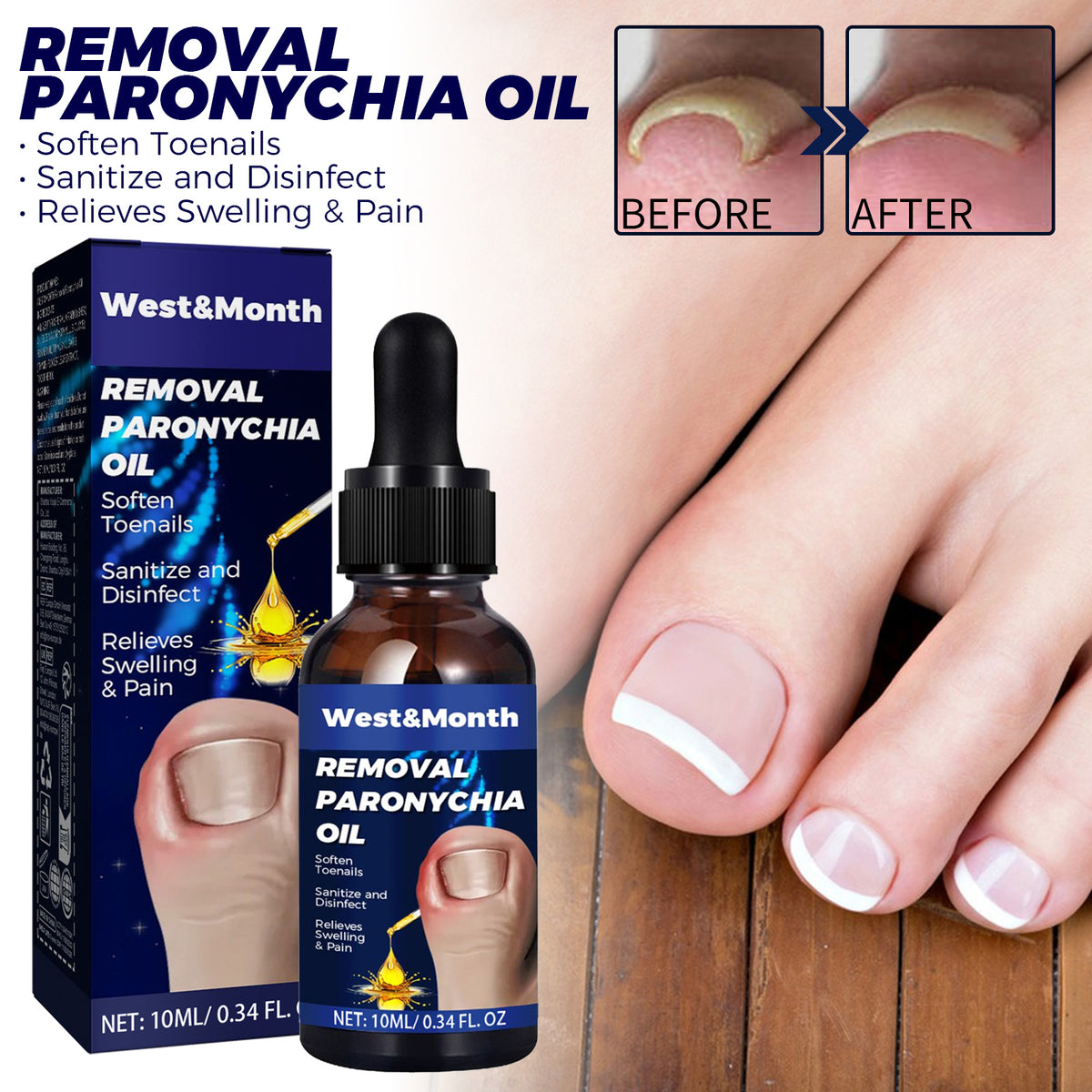 Nail Care Oil 10ml - Toenail & Cuticle Treatment