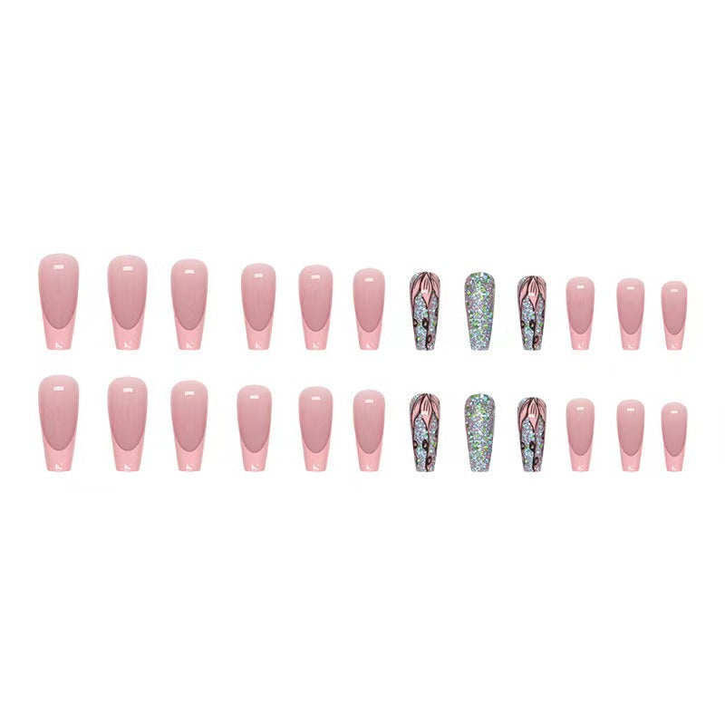 European & American Style French Manicure Nail Art Kit W541 Jelly Glue Polish