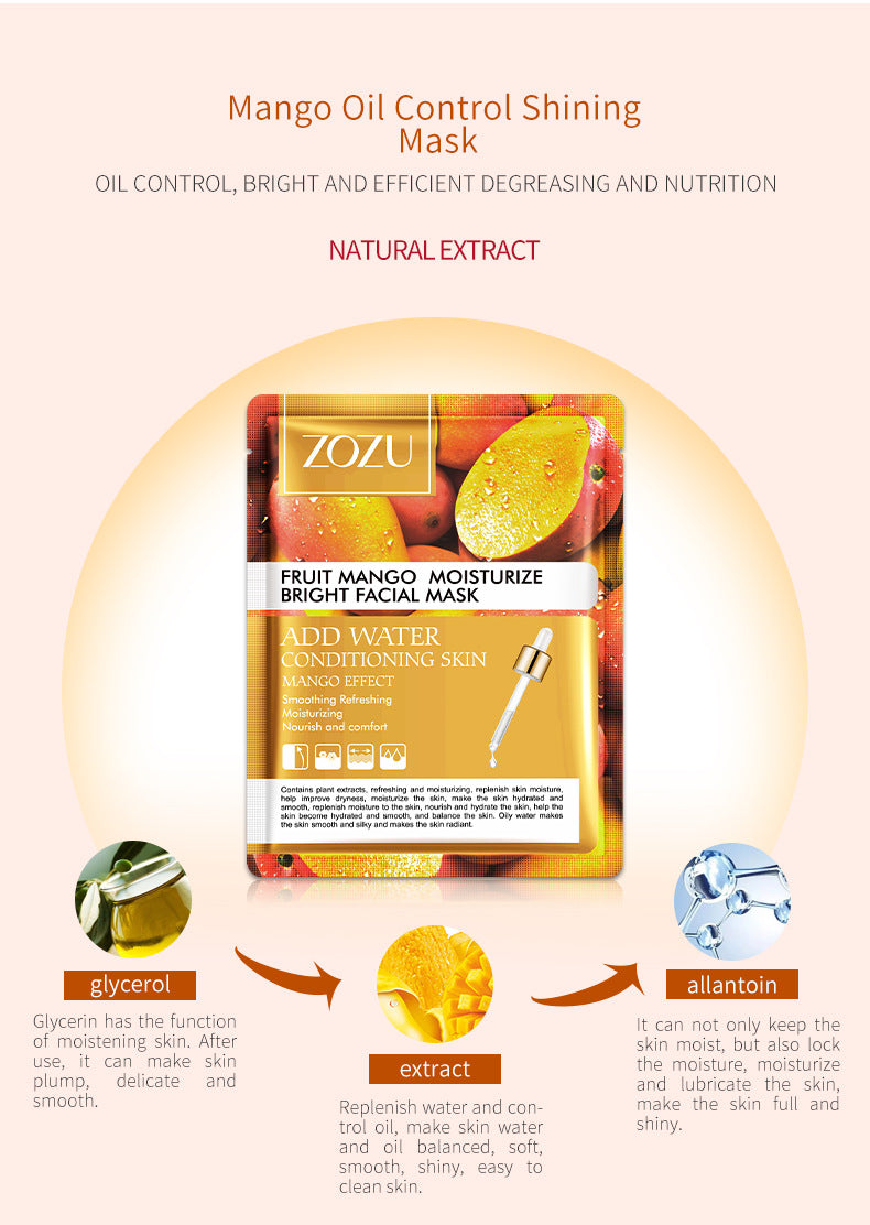 Fruit Flavor Hydrating Facial Mask for All Skin Types - Nourishing Skin Care