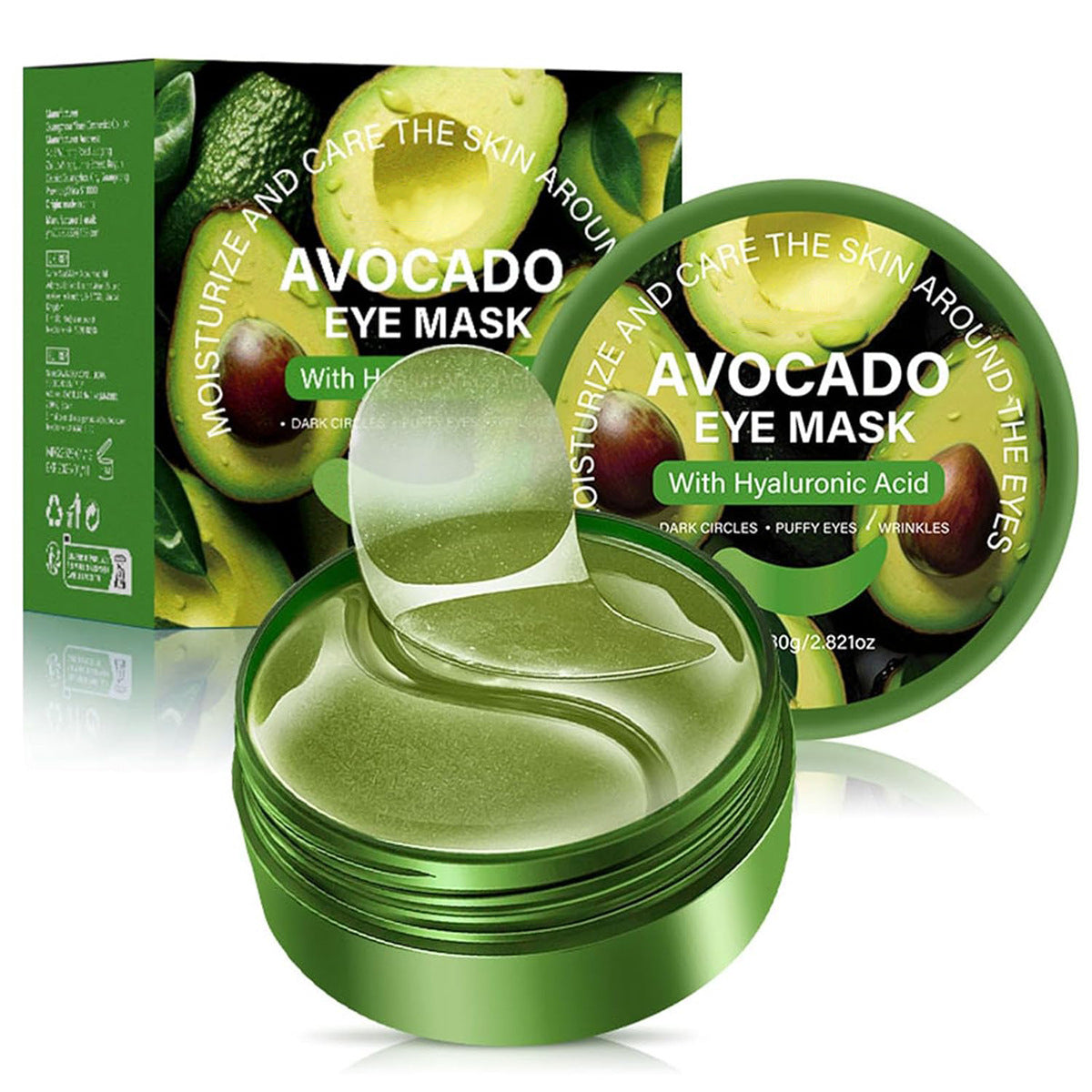 Avocado Eye Mask for Hydrating and Diminishing Fine Lines - Nourishing Facial Care