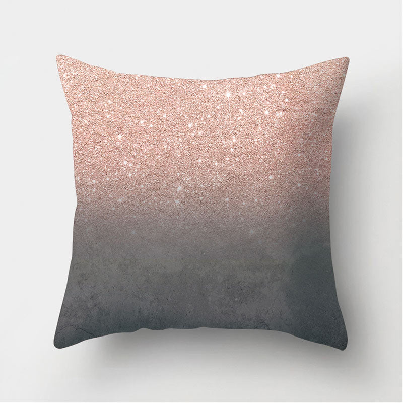 Velvet Leather Cushion Cover Sofa Pillowcase Modern Home Decor 45x45cm