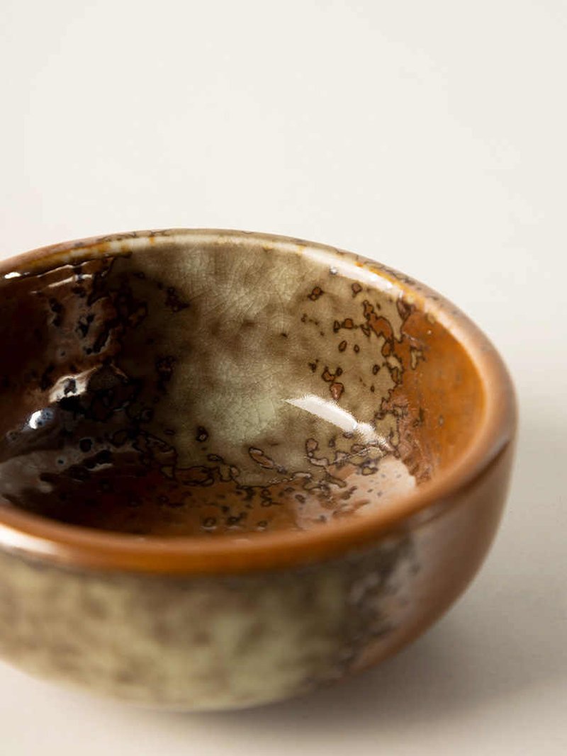 Handmade Ceramic Rice Bowl - Creative Kiln Baked Tableware for Kitchen