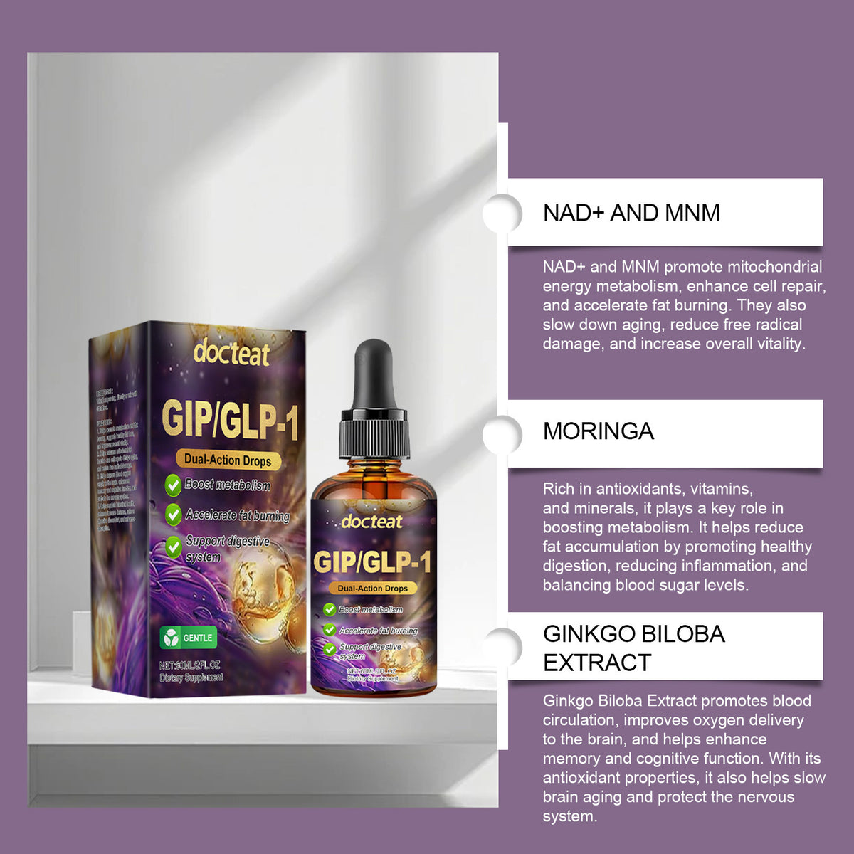 Relief Comfort Support Supplement Drops 60ml