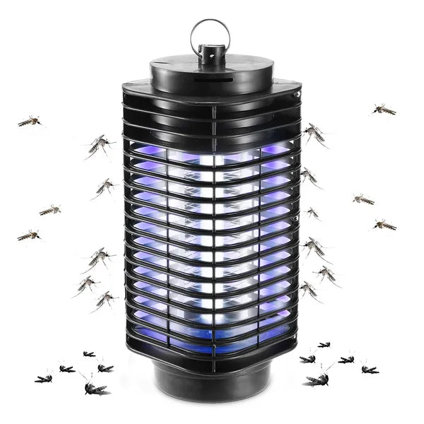 Electric Insect Zapper UV Light Mosquito Trap - Black