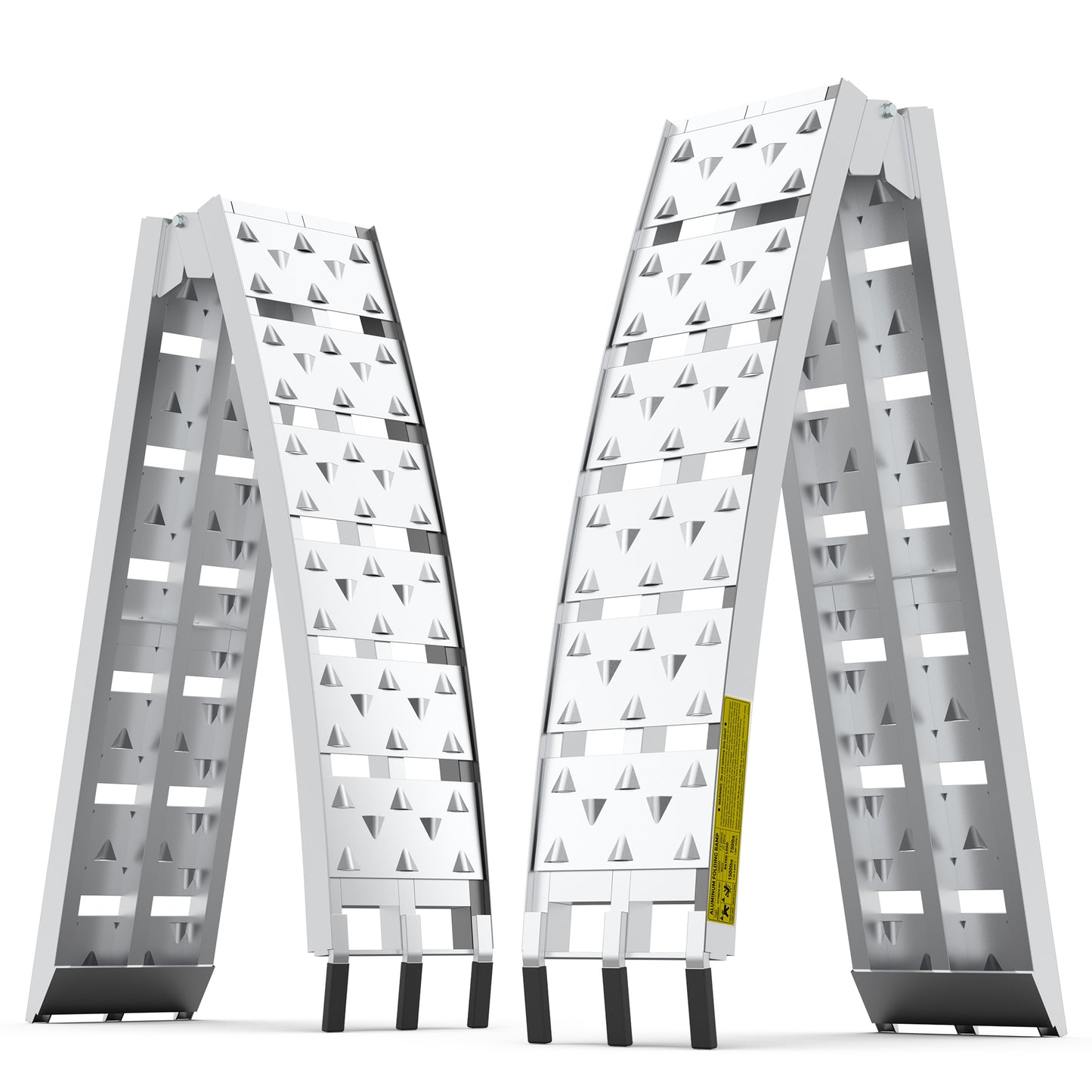 7.5FT Heavy Duty Aluminum Loading Ramp Set For Pickup Truck Beds,