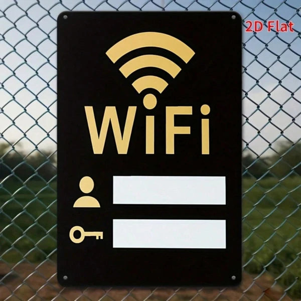 Metal Tin Sign Wall Decoration - 20 cm x 20 cm