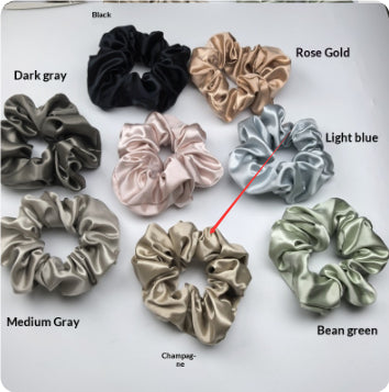 22mm Silk Hair Tie, Elastic Ponytail Holder