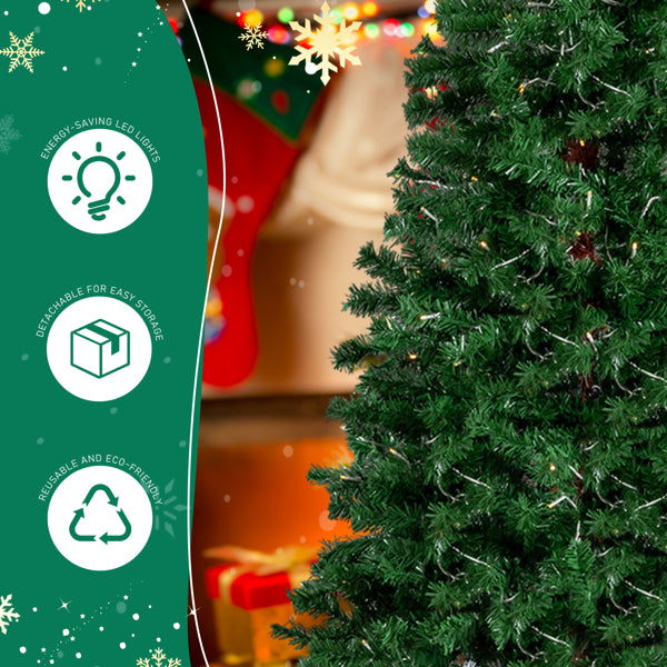 6 FT Pre-lit Santa Hat Christmas Tree with 250 Warm White Lights