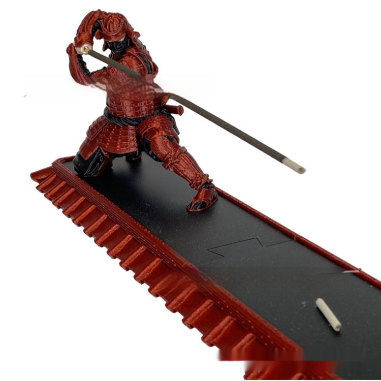 Decorative Samurai Incense Burner Stick Holder for Home and Gift