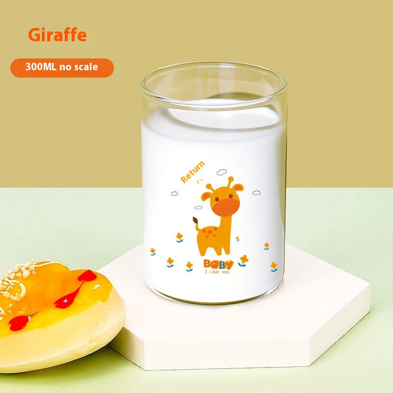 Kids Milk Cup with Scale and Double Handles - Baby Drinking Cup