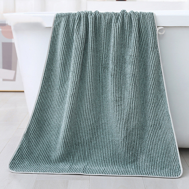 Large Coral Fleece Bath Towel - Thickened Swim & Beach Towel 70x140cm