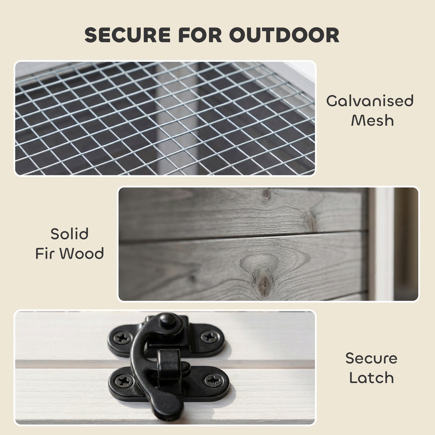 Wooden Tortoise Habitat Enclosure with Openable Top and Clear Window, Dark Gray