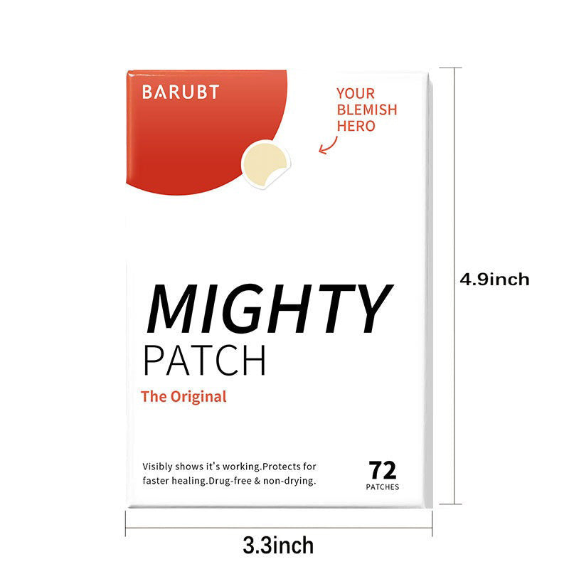 Hydrocolloid Acne Patches - 72 Count Nighttime Spot Stickers for Face