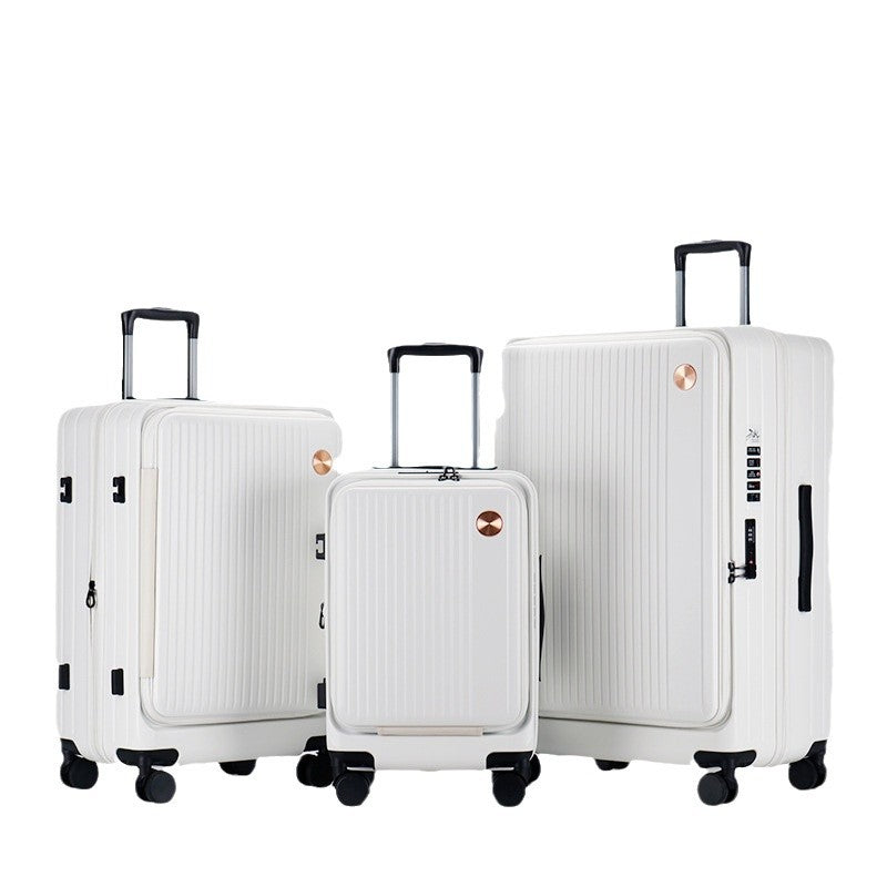 Drop-Resistant 20-Inch Spinner Luggage with Waterproof & Expansion Features