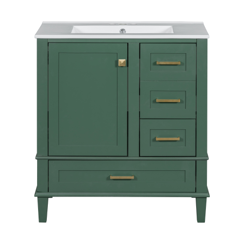 30" Bathroom Vanity Set with Sink Combo and Soft Closing Door