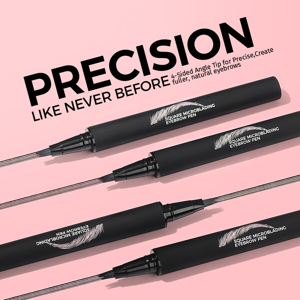 Waterproof Sweat-Proof Liquid Eyebrow Pencil Multi-Fork For Precise Makeup