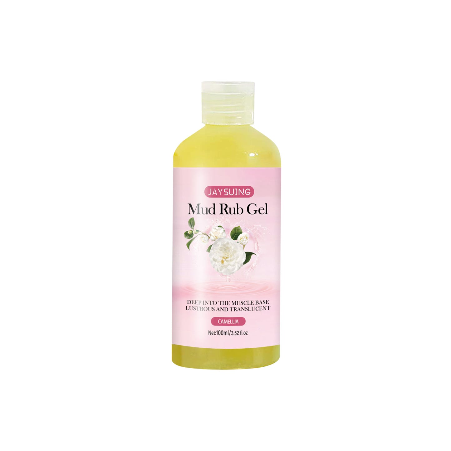 Exfoliating Body Scrub Clay Cream - Peach & Aloe Skin Brightening Treatment