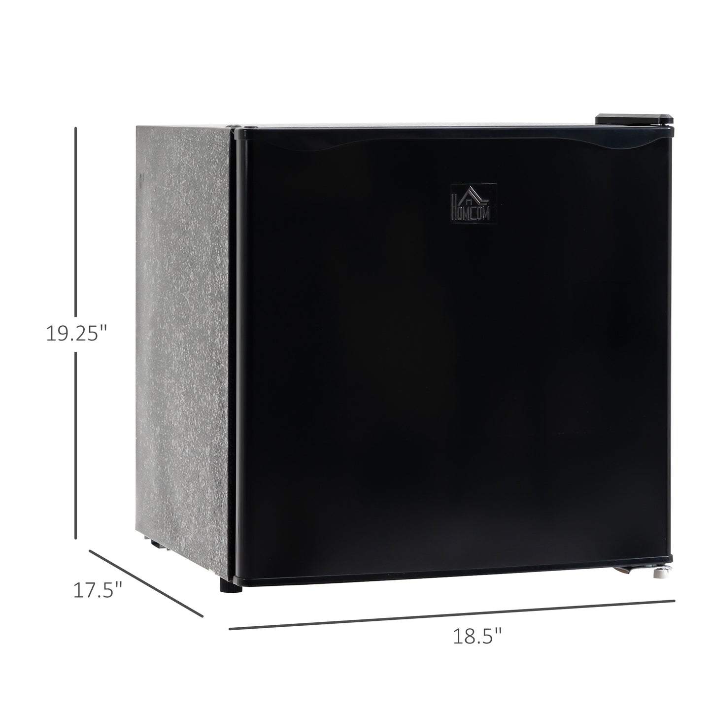 Mini Countertop Freezer 1.1 Cu Ft Compact Upright with Reversible Door Black
