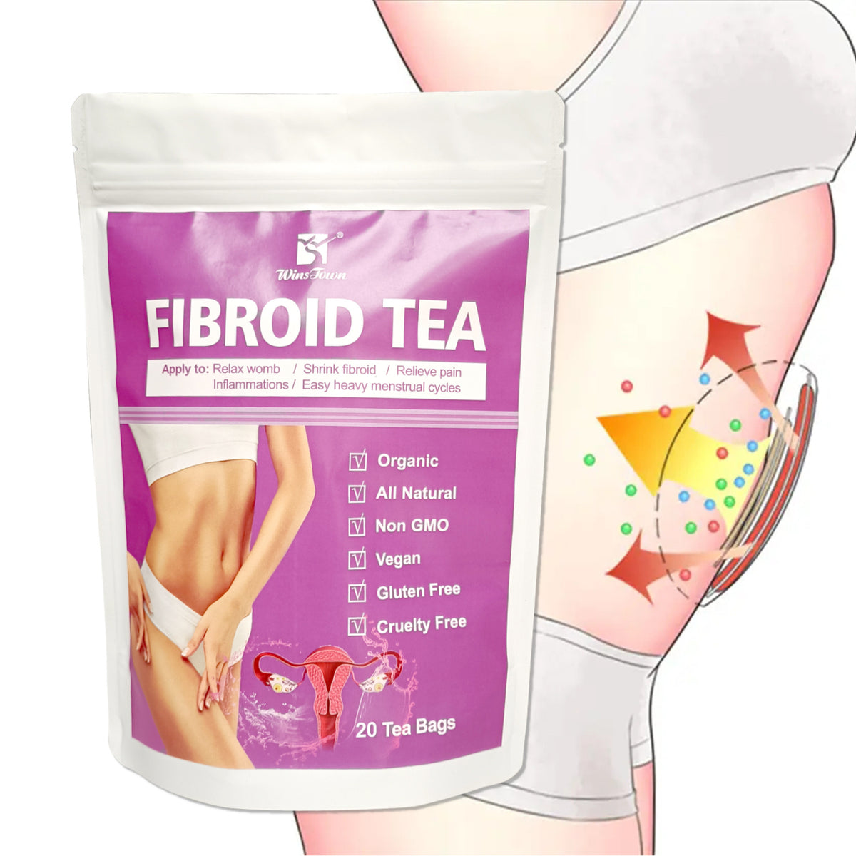 Herbal Fibroid Tea Bags - Cold Brew Formula