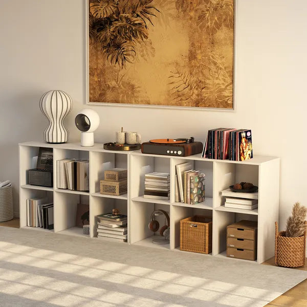 Cube Storage Organizer - Open Bookshelf With Removable Back Panels,