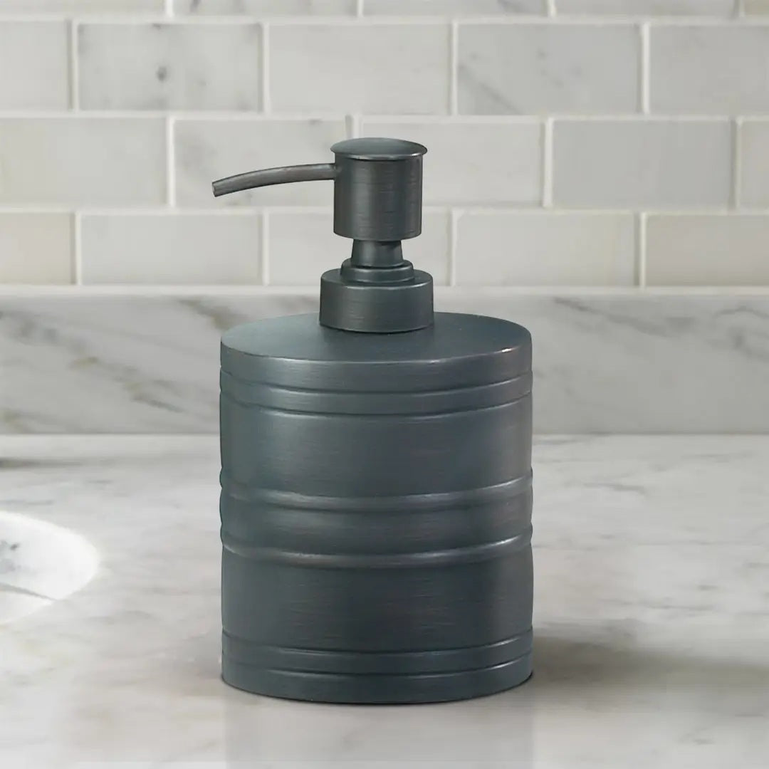 Stainless Steel Liquid Soap Dispenser Pump Bottle Bathroom Vanity &