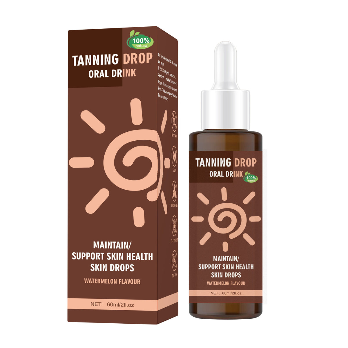 Tanning Drops 60ml Oral - Bronze Skin