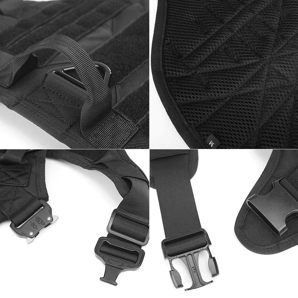 Luxury Dog Harness and Leash Set Nylon Camouflage for Small to XL Dogs