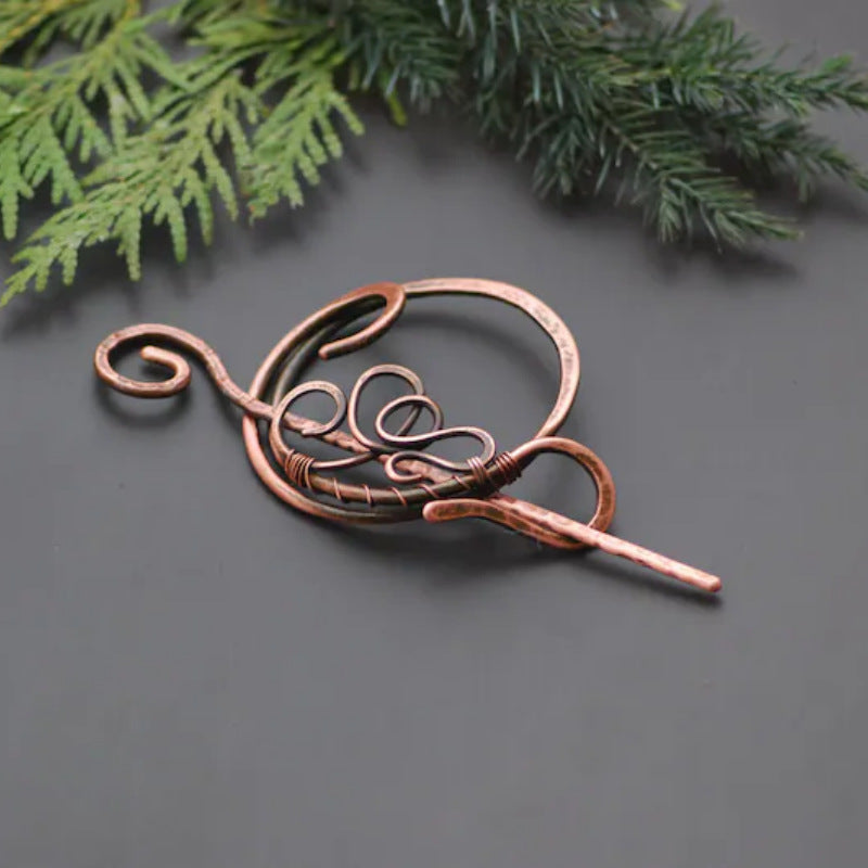 Vintage Copper Hairpin for Women
