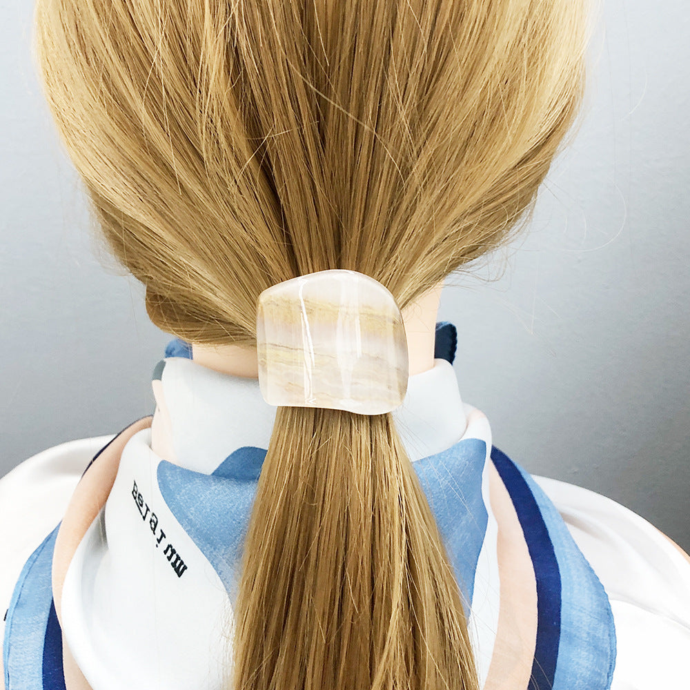 Wheat Casual Ponytail Hairpin U-Shaped Resin