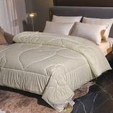 Solid Color Silk Bed Cover - Airable Quilt & Bedding Protector